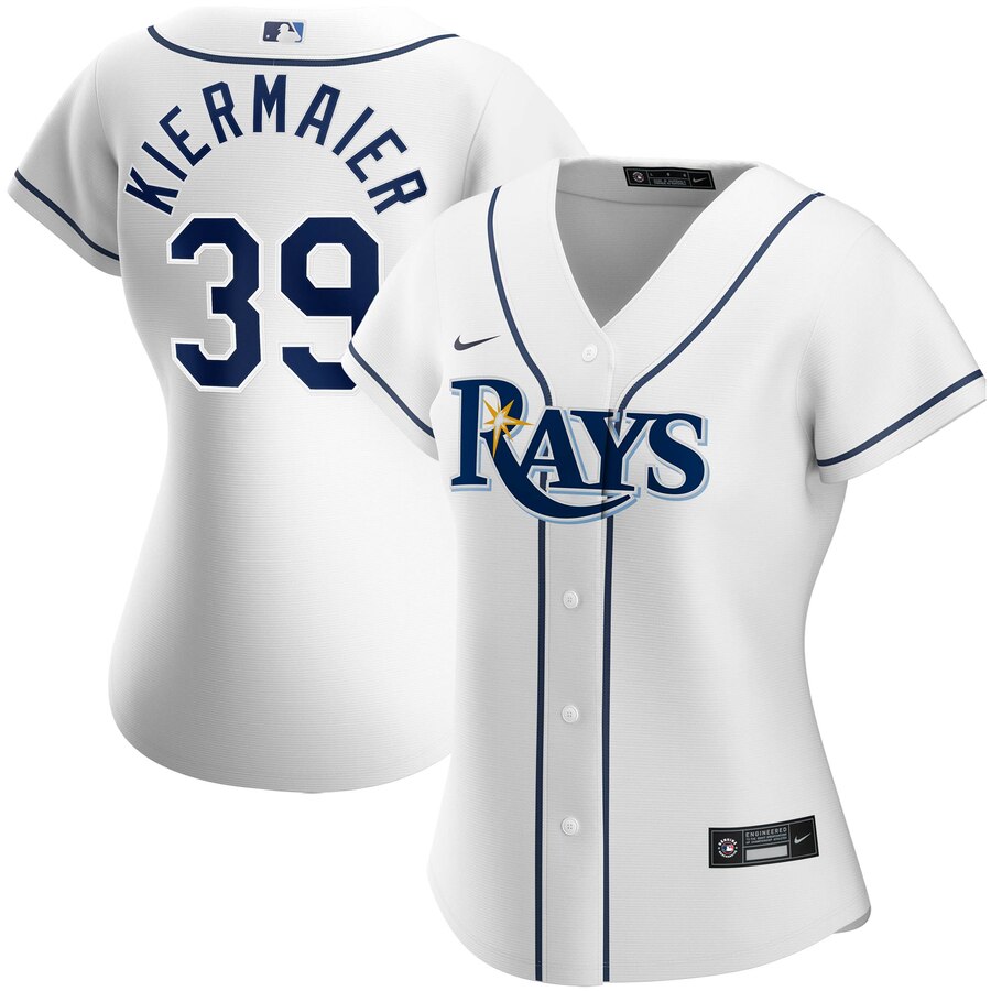 Tampa Bay Rays #39 Kevin Kiermaier Nike Women's Home 2020 MLB Player Jersey White